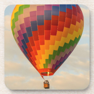 Laos, Vang Vieng. Heißluftballon Untersetzer