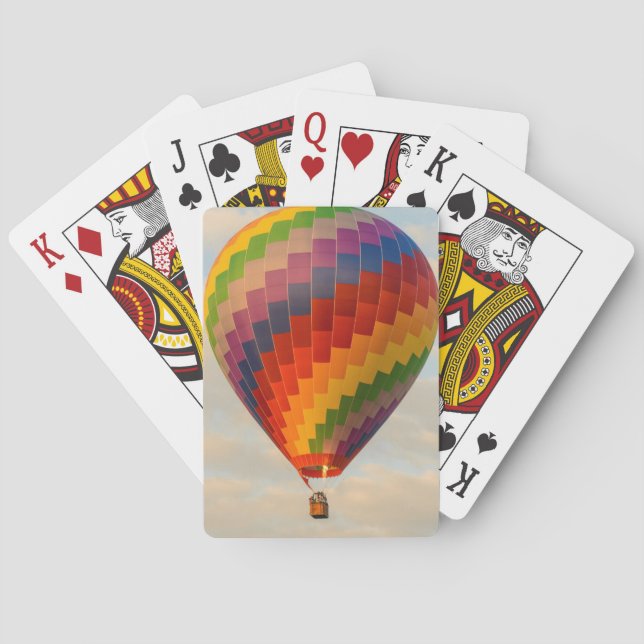 Laos, Vang Vieng. Hot air balloon Spielkarten (Rückseite)