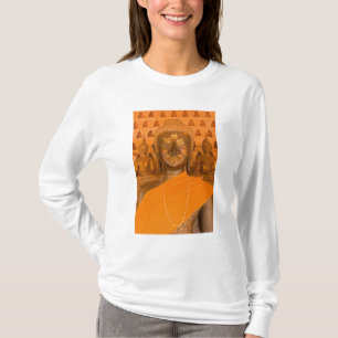 Laos, Vientiane, eine von 6840 Buddha-Bildern in T-Shirt