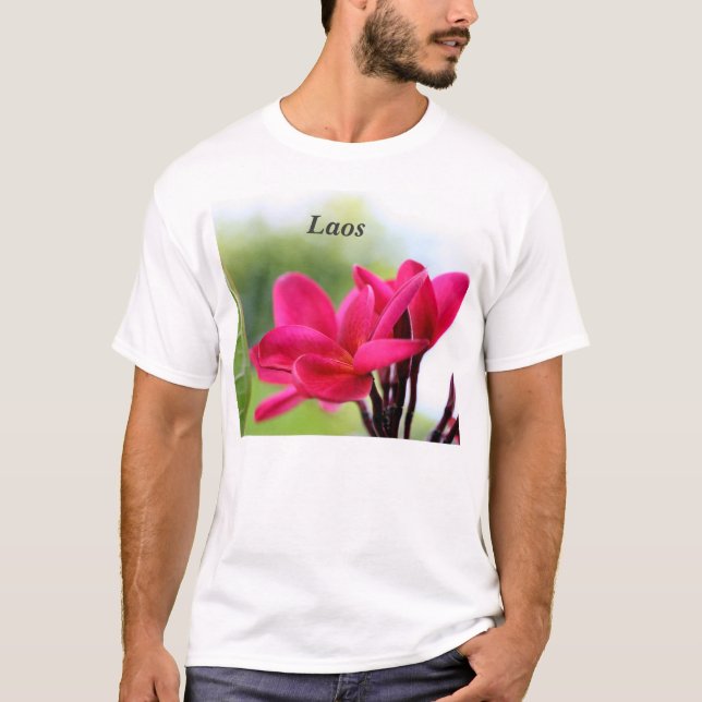 LaosPlumeria T-Shirt (Vorderseite)