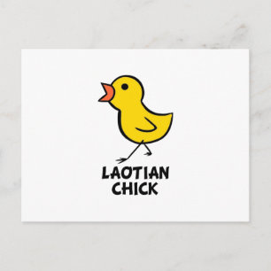 Laotian Chick Postkarte