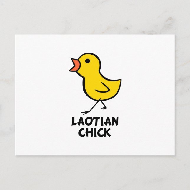 Laotian Chick Postkarte (Vorderseite)