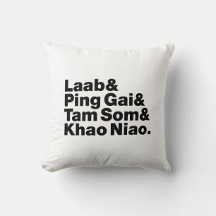 Laotian Street Food Kissen