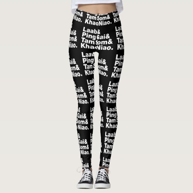 Laotian Street Food Leggings (Vorderseite)