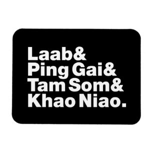 Laotian Street Food Magnet