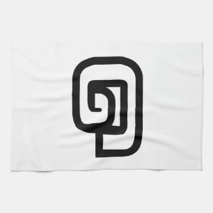 Laotisch / Laos Nummer Eins / 1 / ໑ (Nung/Nueng) L Geschirrtuch