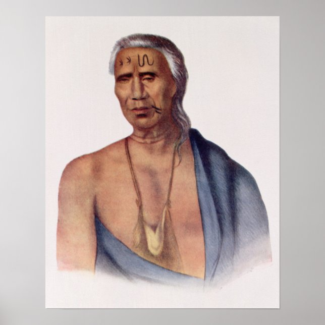Lap-Pa-Win-Soe, ein Chief von Delaware Poster (Vorne)