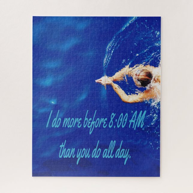 Lap Swimming Pool Team Motivierend Inspiration (Vertikal)