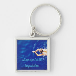 Lap Swimming Pool Team Motivierend Inspiration Schlüsselanhänger