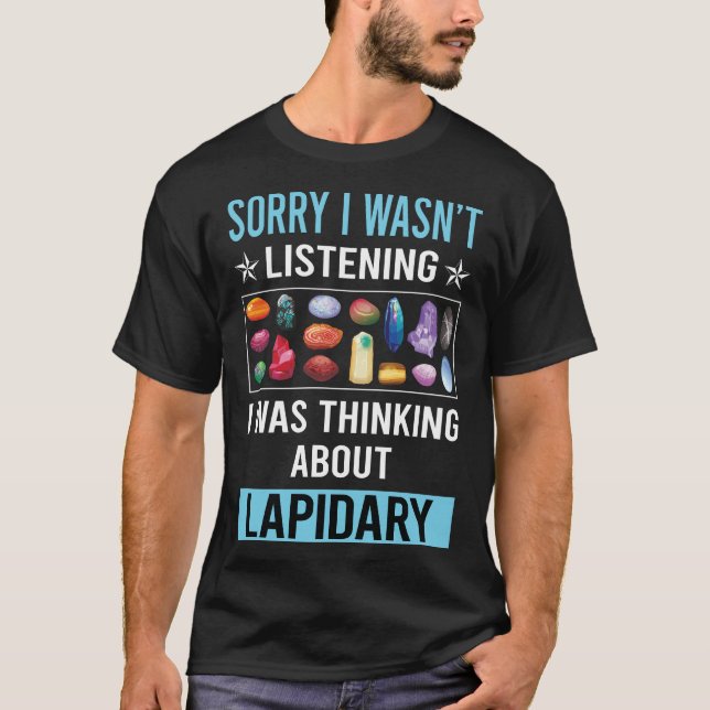 Lapidaristen nicht zuhören T-Shirt (Vorderseite)