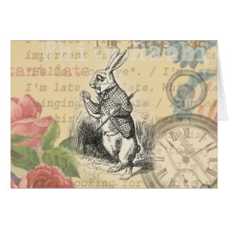 Lapin Blanc Alice au Pays des Merveilles Art