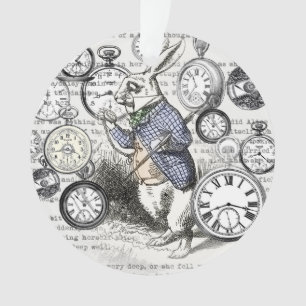 Lapin Blanc Alice au Pays des Merveilles Horloges