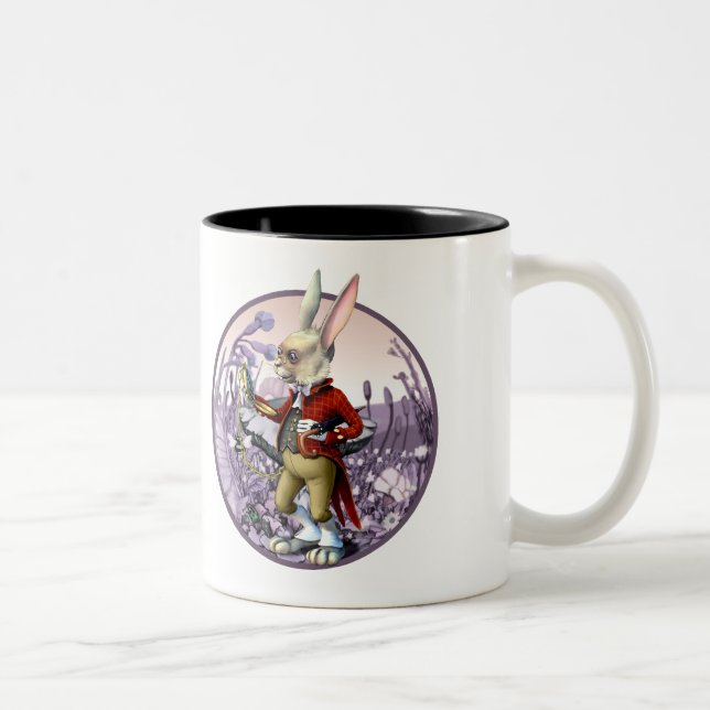 Lapin blanc | Mugs de Pâques "Alice au pays des me (Droit)