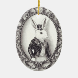 Lapin blanc - ornement