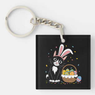Lapin de Pâques Chat Noir Smoking Oreilles de Lapi