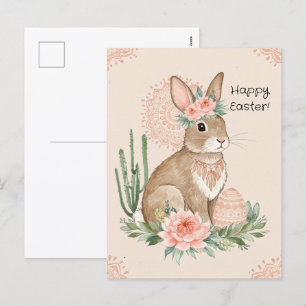 Lapin de Pâques Chrétien - Carte postale