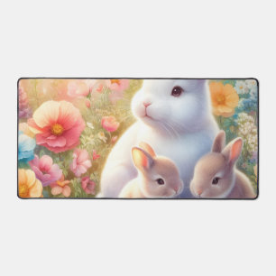 Lapin de Pâques de printemps Famille Florale Jardi