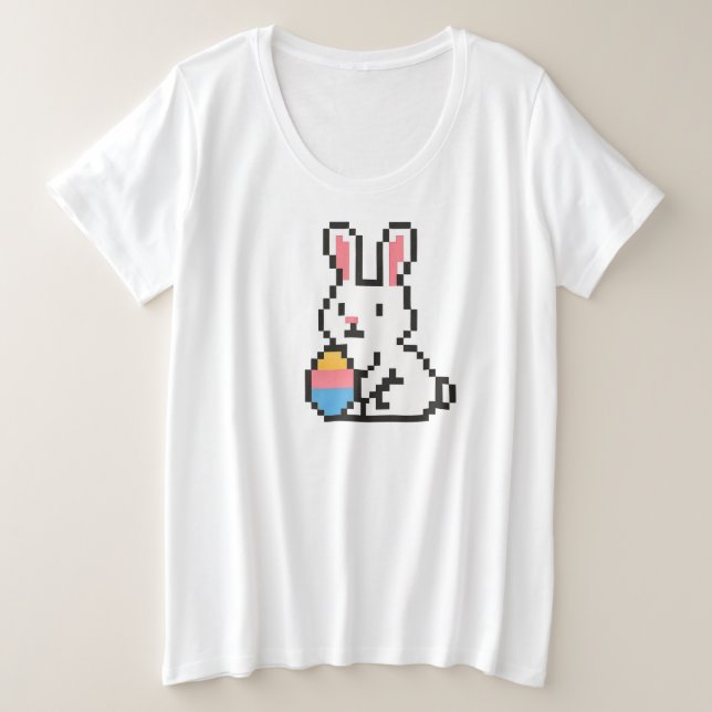 lapin de Pâques mignon 8 bits (Design devant)