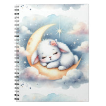 Lapin dormant sur le Carnet de la Lune