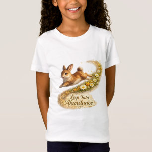 Lapin en Fleur T-Shirt Art de l'Abondance