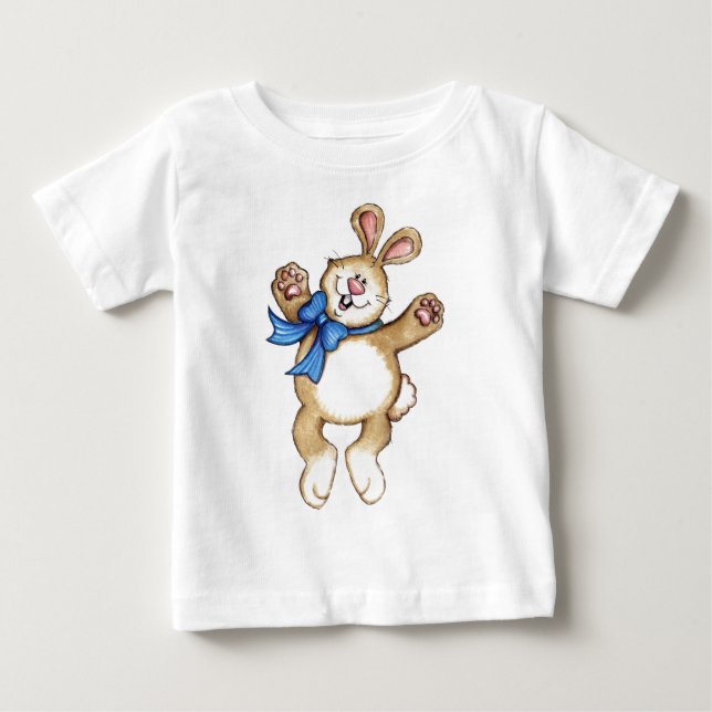Lapin heureux - T-shirt infantile (Devant)