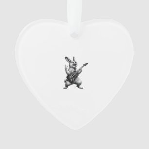 Lapin Jouant de la Guitare Rock Star Amateur de La