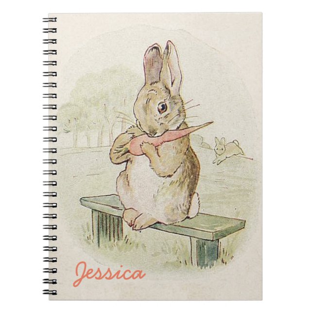 LAPIN MANGEANT UNE CAROTTE, CARNET MIGNON DE LAPIN (Devant)