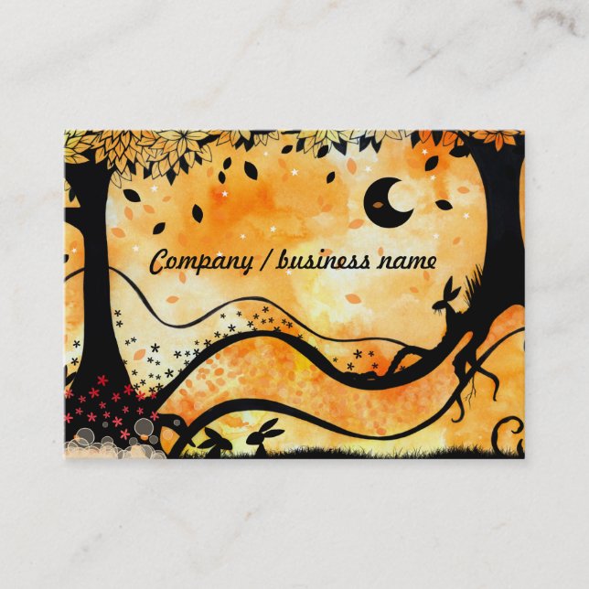 Lapin McGee - cartes de visite (Devant)