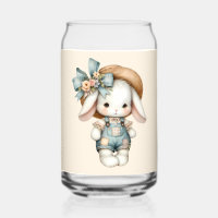 Lapin mignon dans les couloirs avec Casquette pail