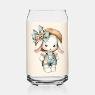 Lapin mignon dans les couloirs avec Casquette pail