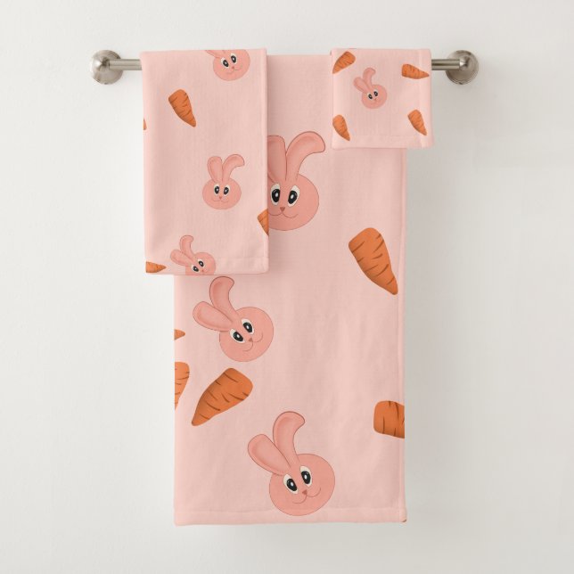 Lapin Mignon et Motif Carotte (En situation)