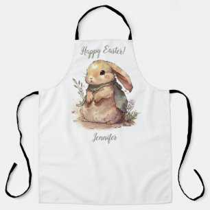 Lapin Mignon Joyeuses Pâques Tablier de Cuisine