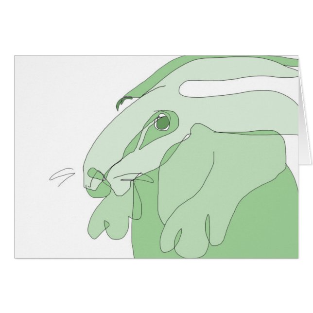 Lapin vert (Devant horizontal)