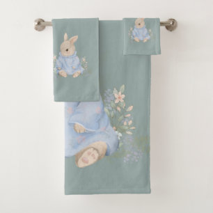 lapin vintage Beatris avec des fleurs