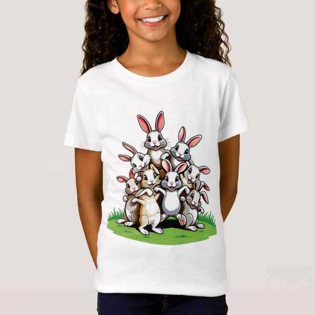 Lapins Joueurs Leapfrog T-Shirt Design (Devant)