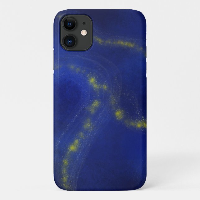 Lapis Blue und Gold Case-Mate iPhone Hülle (Rückseite)