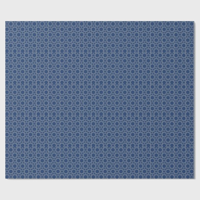 Lapis Elfenbein-Geometrie Geschenkpapier (Flach)