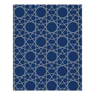 Lapis Elfenbein-Geometrie Poster