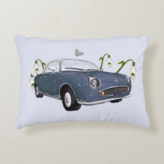 Lapis Grey Figaro accent pillow Dekokissen (Vorderseite)