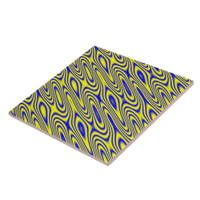 Lapis Lasuli Swirlies Carreaux (Côté)