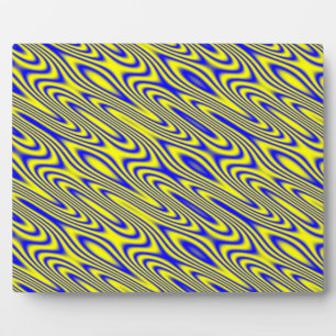 Lapis Lasuli Swirlies Plaque Fotoplatte
