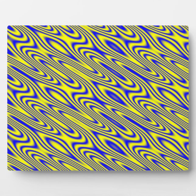 Lapis Lasuli Swirlies Plaque Fotoplatte (Vorderseite)