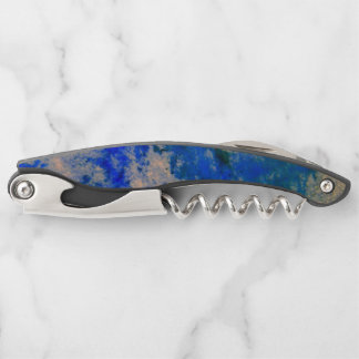 Lapis Lazuli Design Korkschraube Kellnermesser
