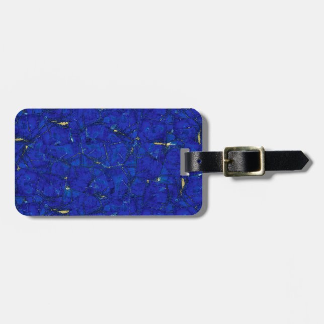 Lapis Lazuli Gepäckanhänger (Vorderseite horizontal)