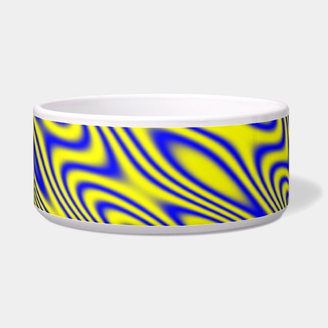 Lapis Lazuli Wirbel Dog Bowl Napf (Rechts)