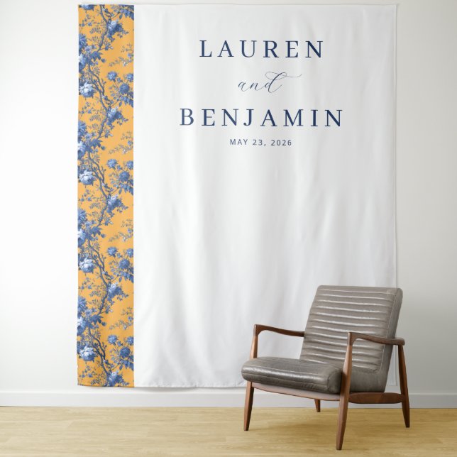 Lapis Rose Wedding Wandteppich (Beispiel)