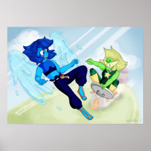 Lapis und Peridot reformiert Poster