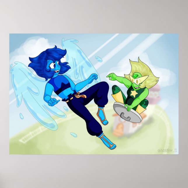 Lapis und Peridot reformiert Poster (Vorne)