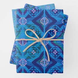 Lapiz Tapestry Wrapping Paper Trio Geschenkpapier Set