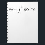 Laplace transform equation, math basics notizblock<br><div class="desc">laplace transform formula,  a very useful equation in many domains of science</div>